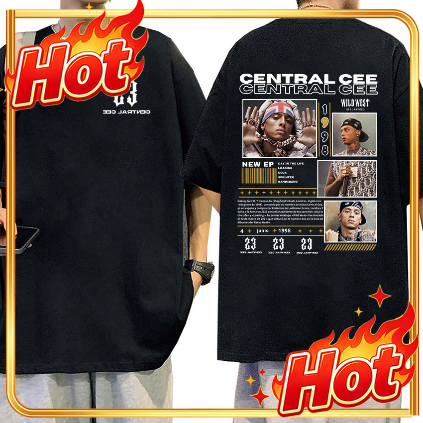 Women'S Fashion Wild West - Camisetas Gráficas Personalizadas do Rapper CENTRAL