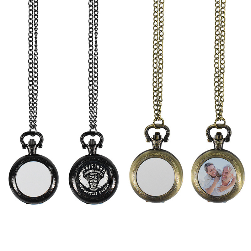 Fashion Women Watch - Colar de Relógio de Bolso Vintage