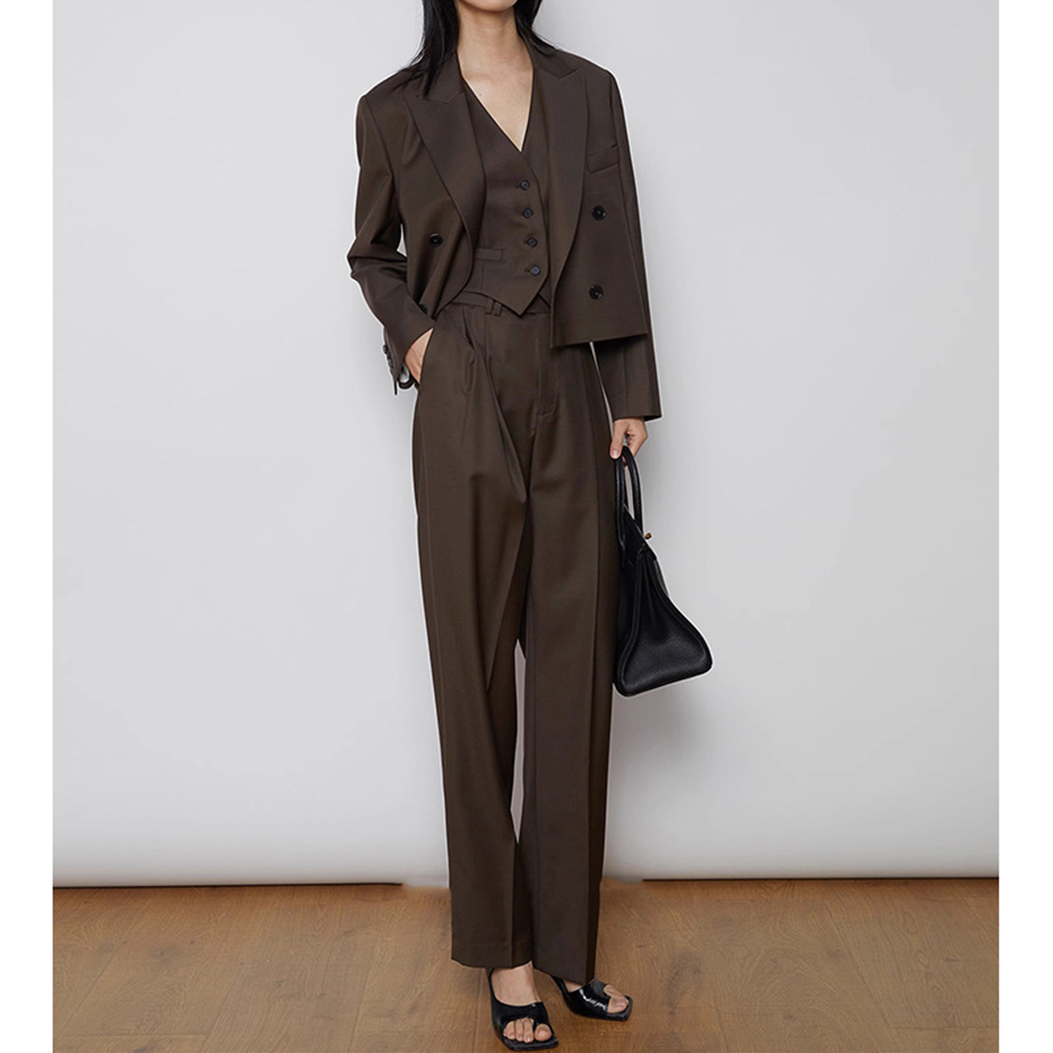 Women'S Fashion Blazer - Conjunto de Calças Femininas Allingentle 3