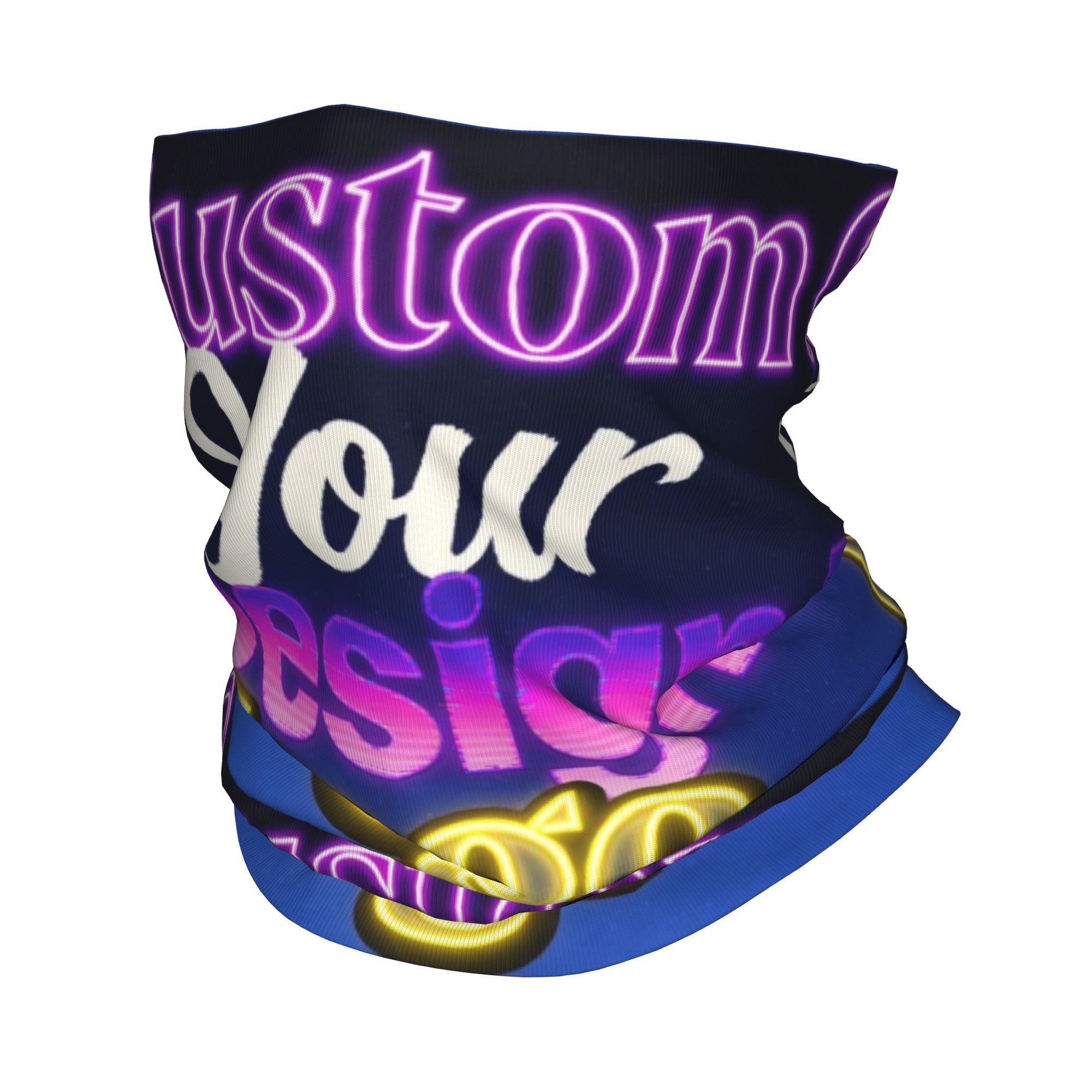 Women Fashion Logo - Bandana Personalizada com Seu Design, Aquecedor