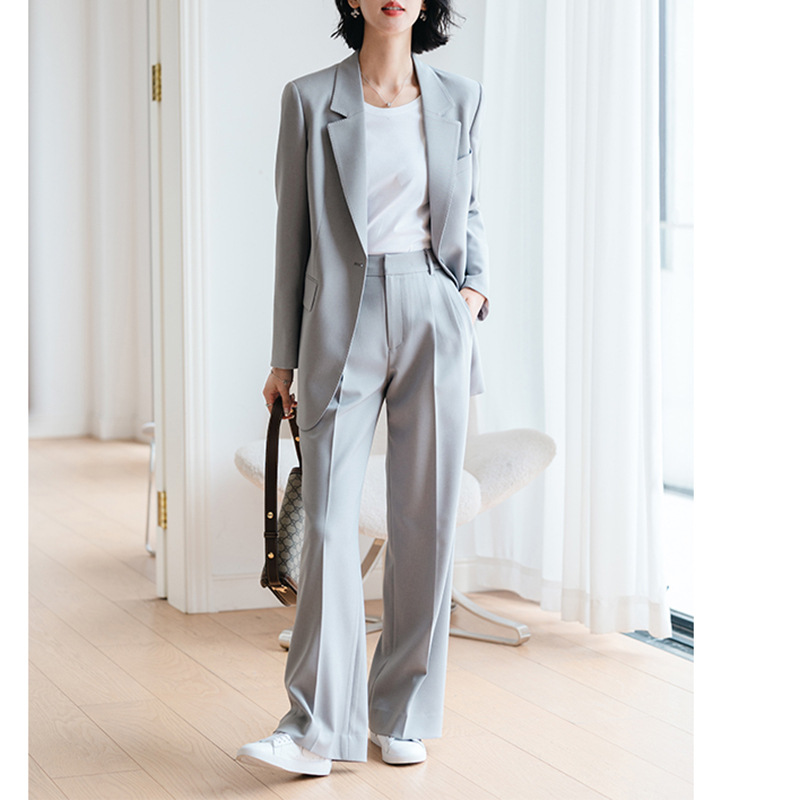 Women'S Fashion Blazer - Conjunto de Calças Femininas Allingentle, 2