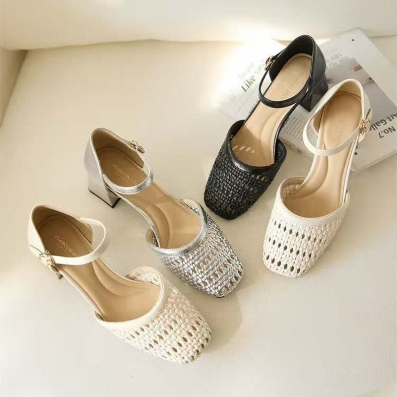 Women Fashion Brand - Sandálias Femininas Elegantes de Verão com