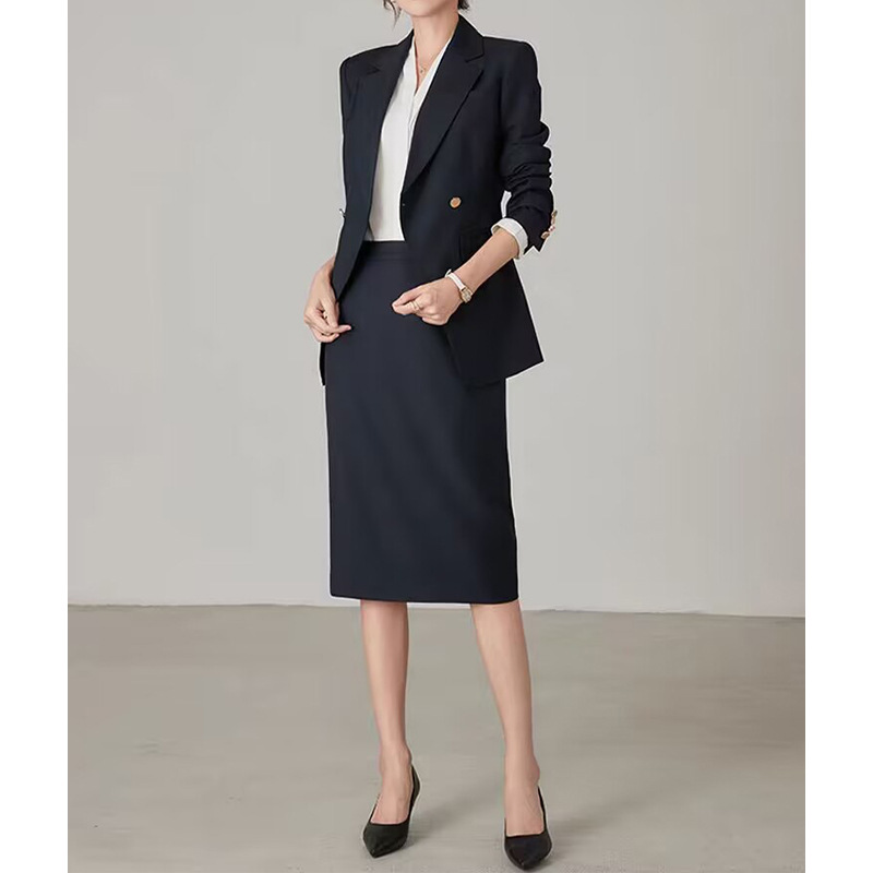 Women'S Fashion Blazer - Conjunto de Saia Feminina Allingentle 2