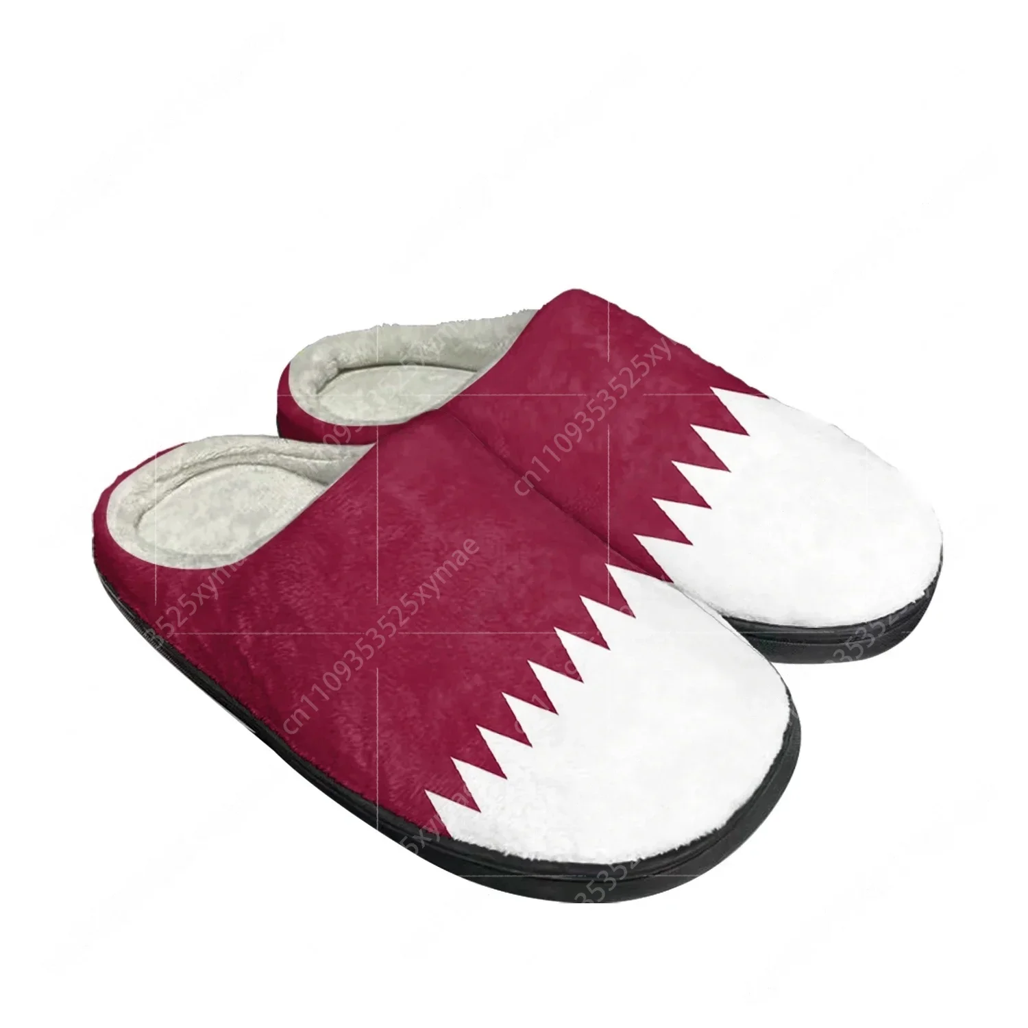Women Fashion Qatar - Chinelo de Algodão Personalizado com Bandeira