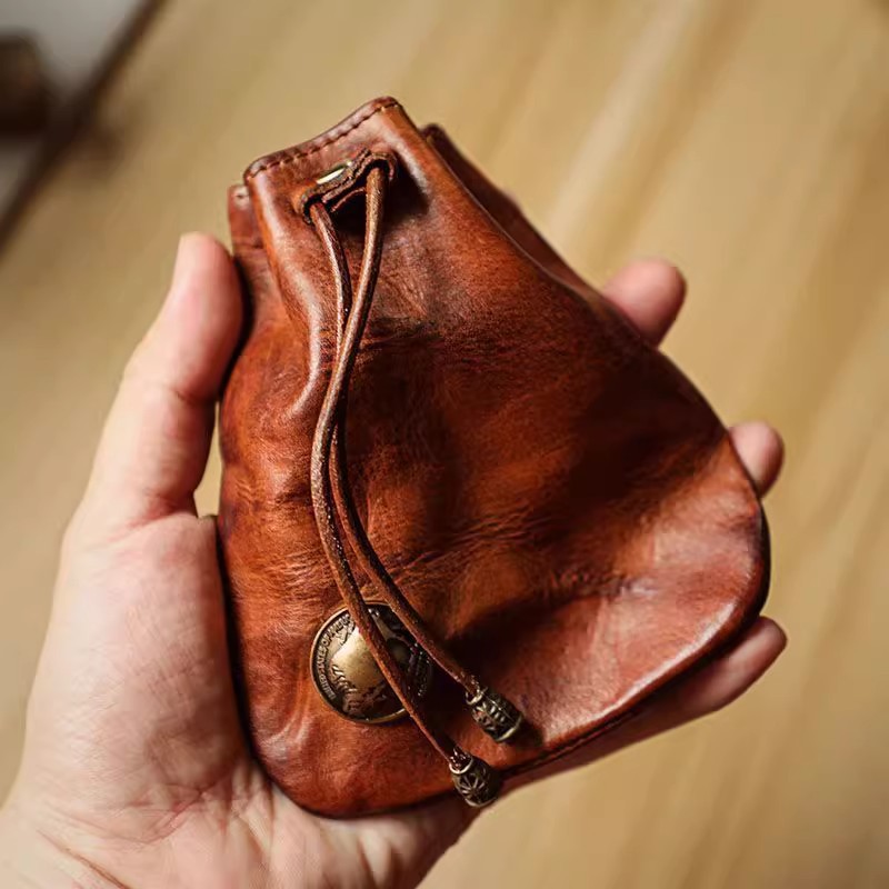 Coin Purse Women - Carteira de couro macio genuíno estilo