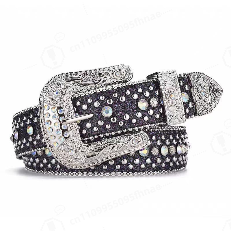 Women'S Fashion Belts - Cinto de strass estilo Y2K para