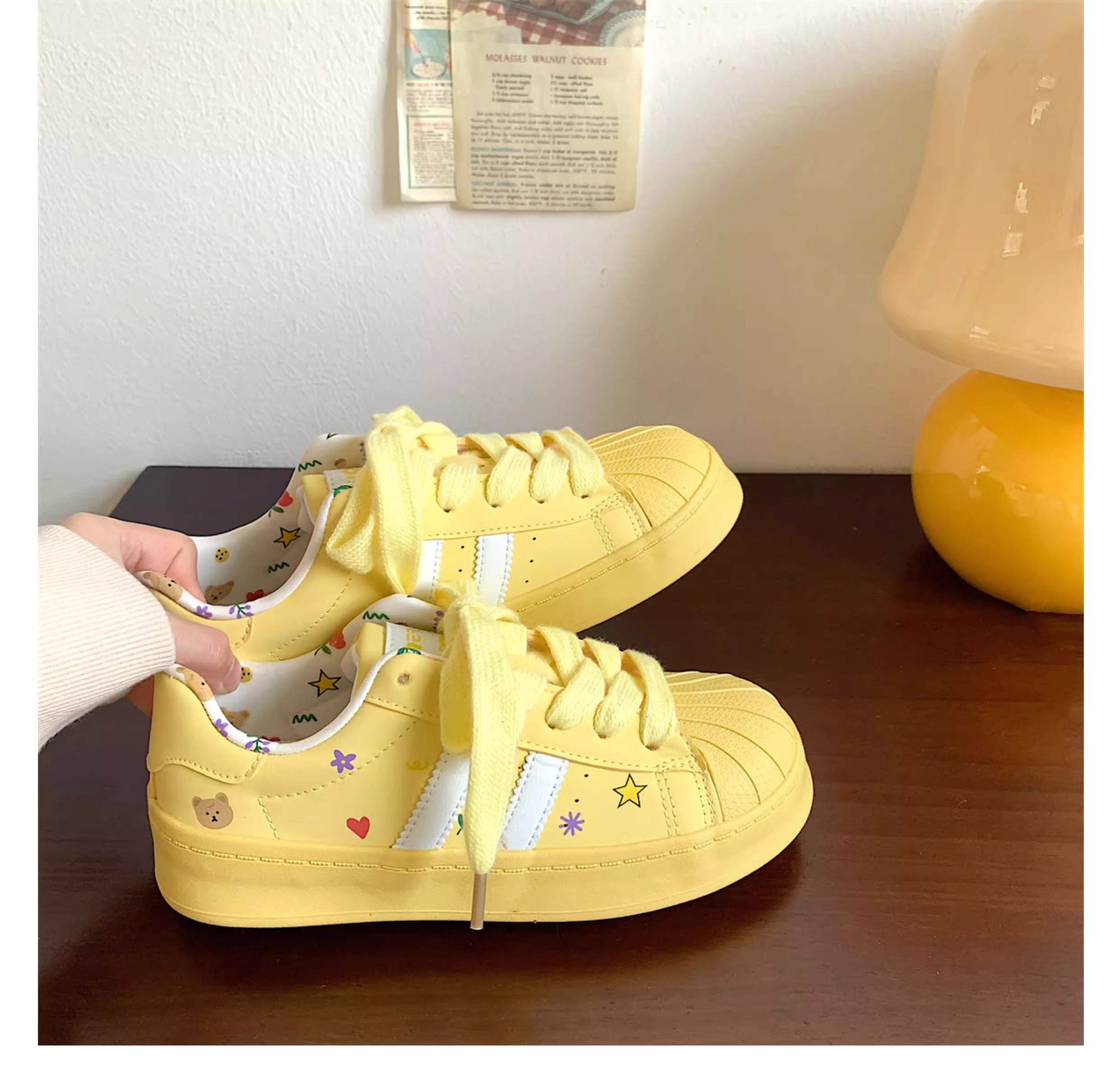 Calçados esportivos infantis 2 - Women'S Yellow Fashion Sneakers avaliação e preço