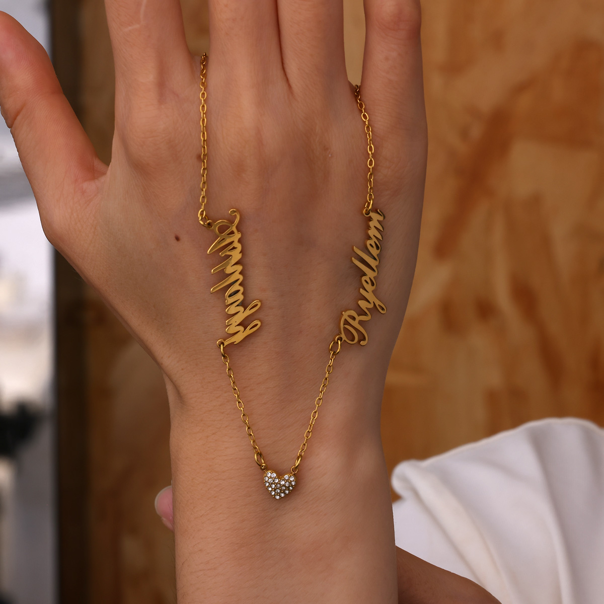 Colar personalizado com dois n - Women Fashion Names avaliação e preço