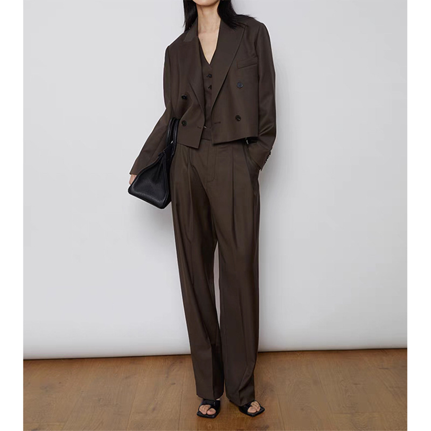 Conjunto de Calças Femininas A - Women'S Fashion Blazer avaliação e preço