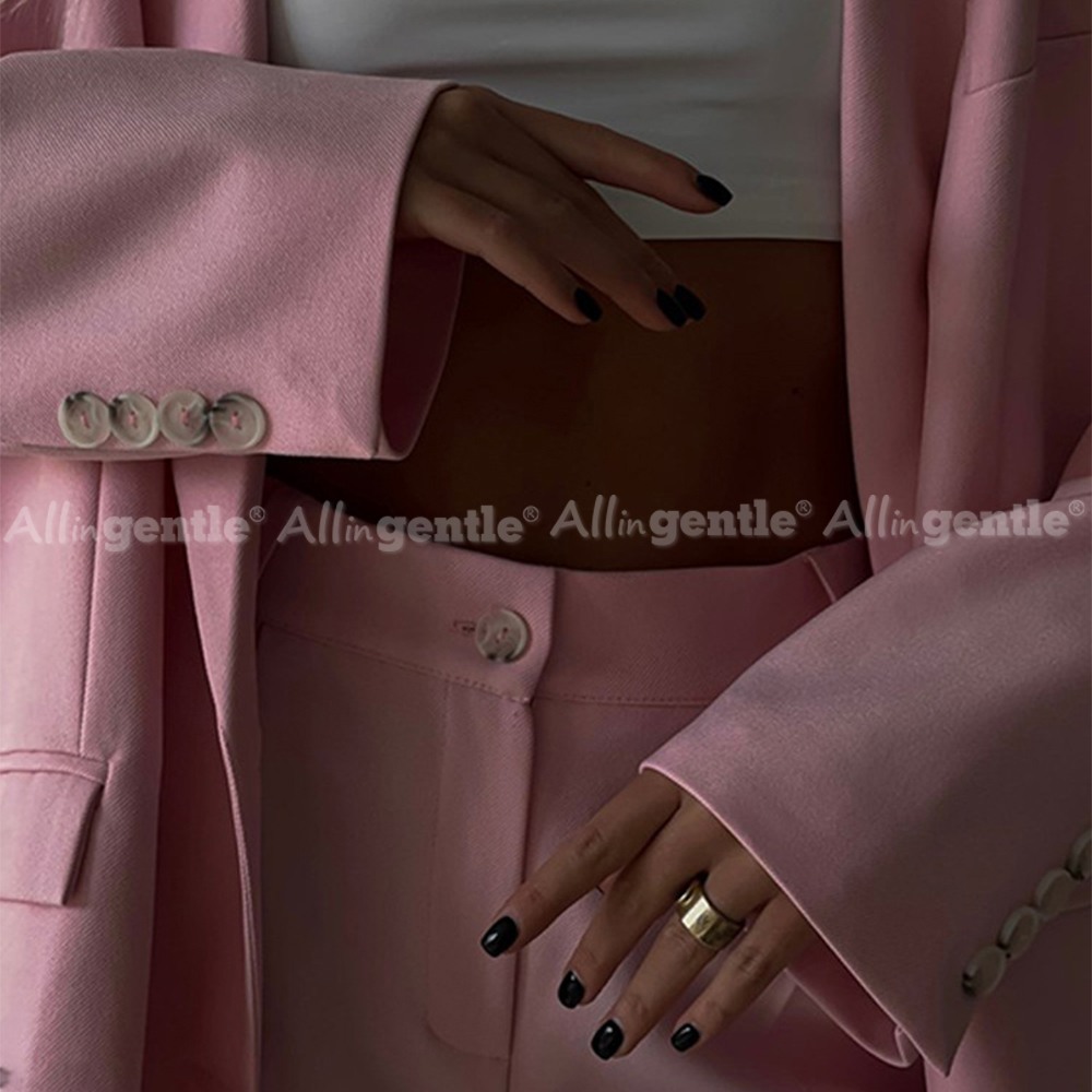Allingentle terno de moda femi - Women'S Fashion Blazer avaliação e preço