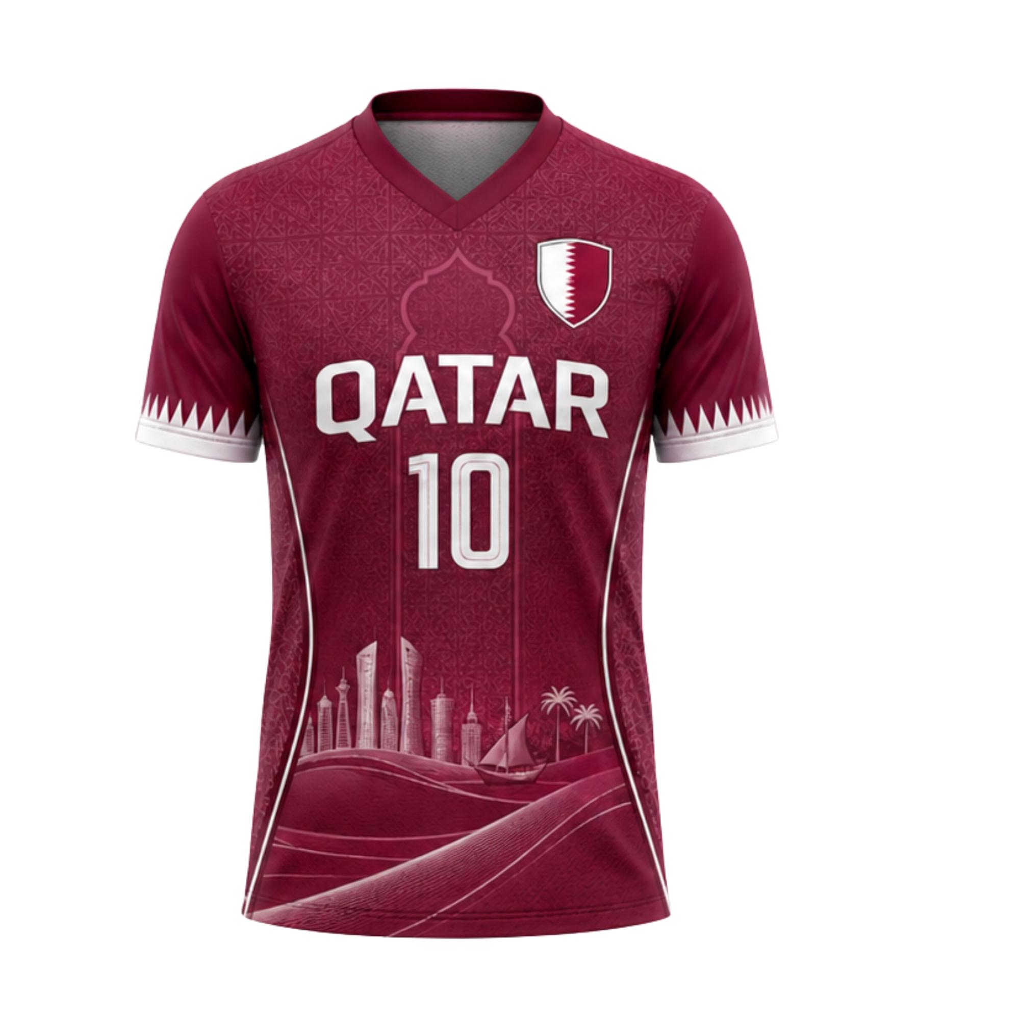 Camisa de Futebol Qatar para H - Women Fashion Qatar avaliação e preço