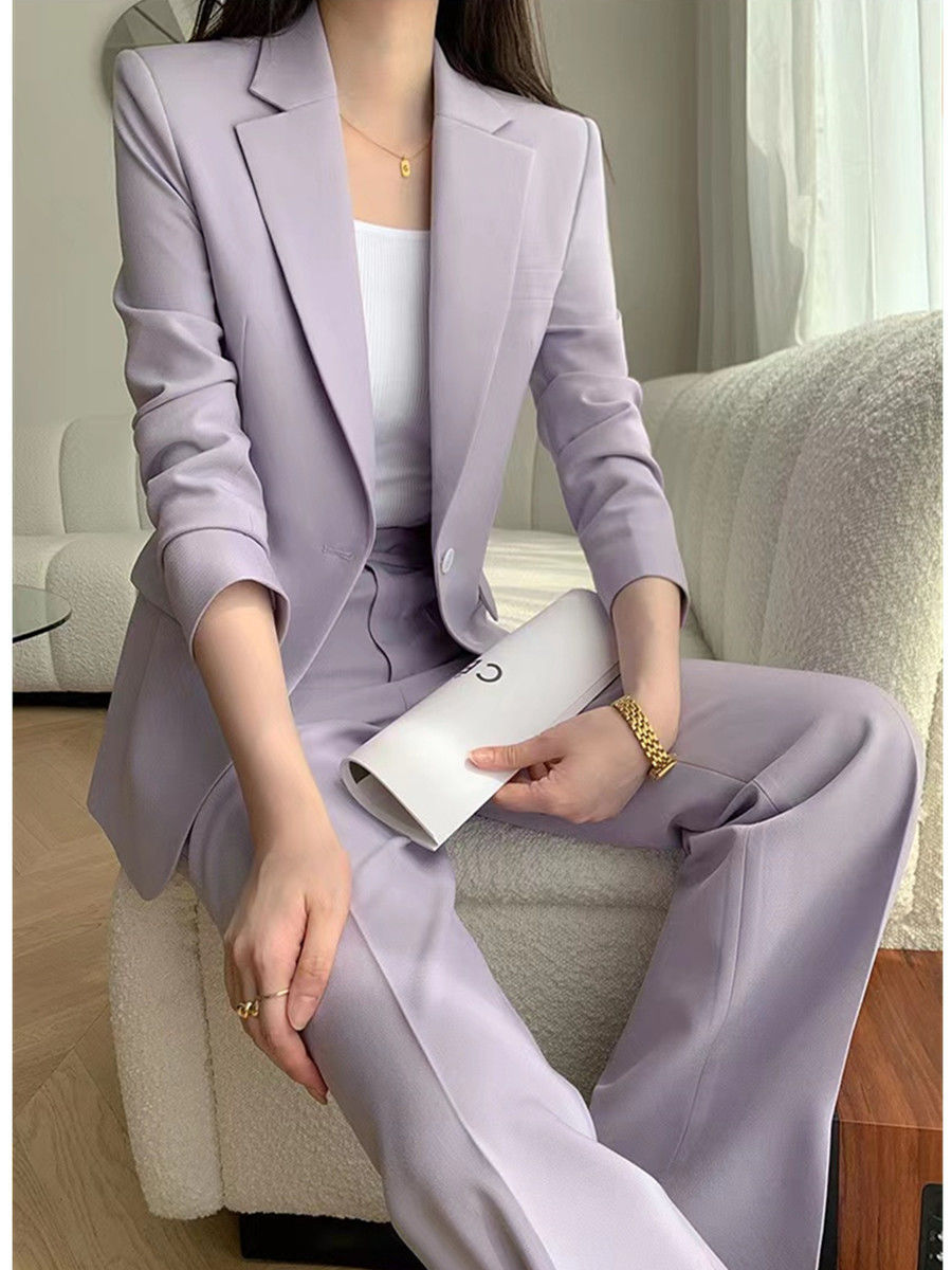 Allingentle roxo feminino 2 pe - Women'S Fashion Blazer avaliação e preço