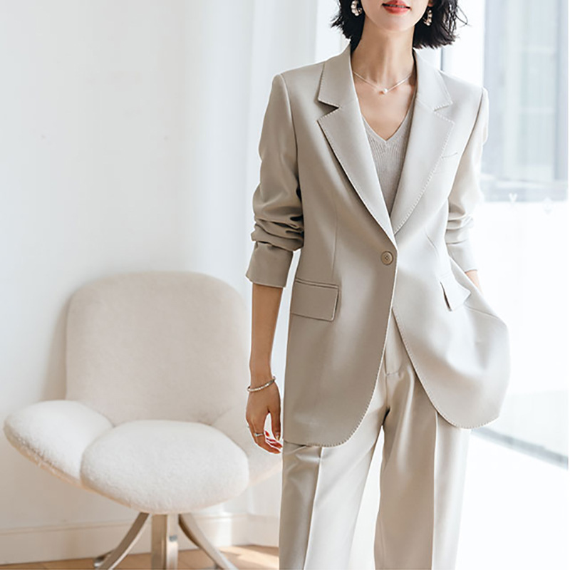 Conjunto de Calças Femininas A - Women'S Fashion Blazer avaliação e preço