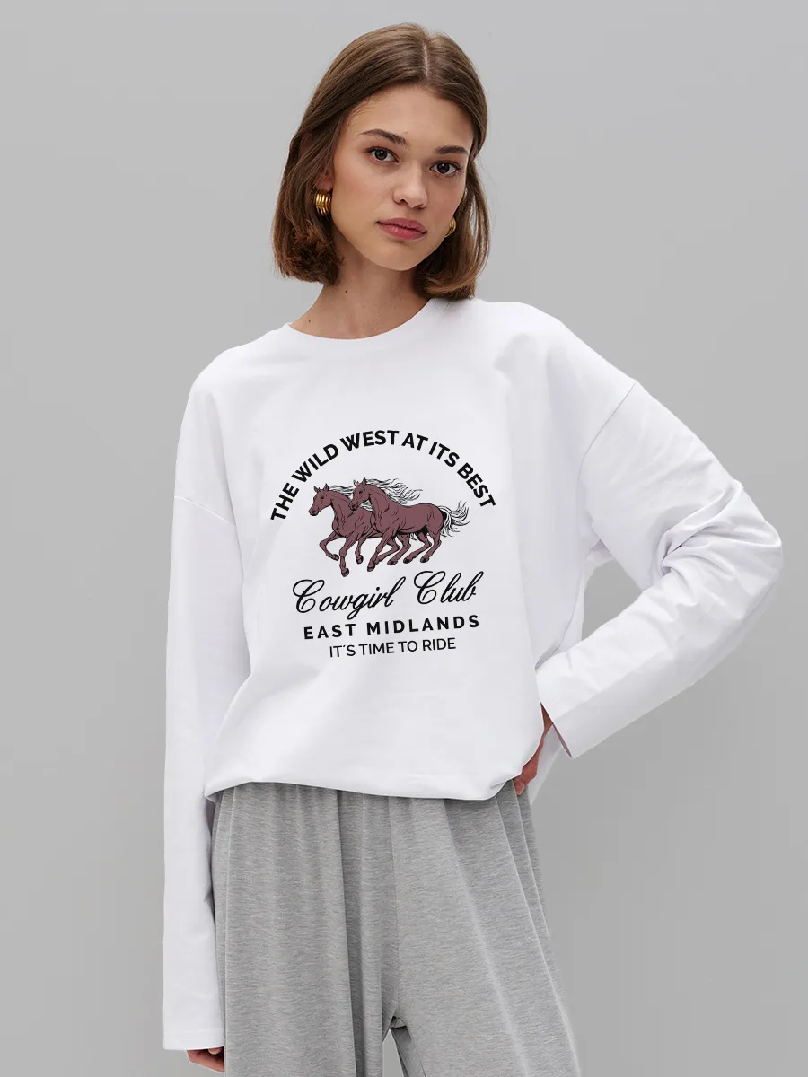 Camiseta feminina 100% algodão - Women'S Fashion Wild West avaliação e preço