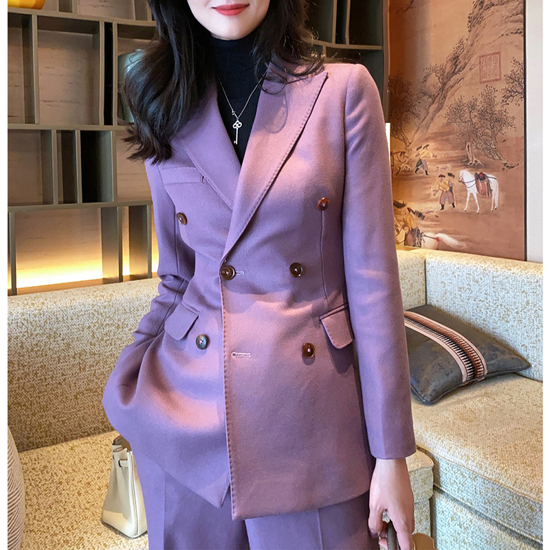 Conjunto de Calças Femininas A - Women'S Fashion Blazer avaliação e preço
