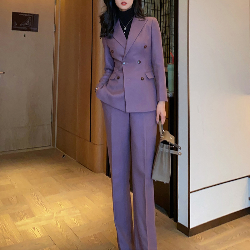 Conjunto de Calças Femininas A - Women'S Fashion Blazer avaliação e preço