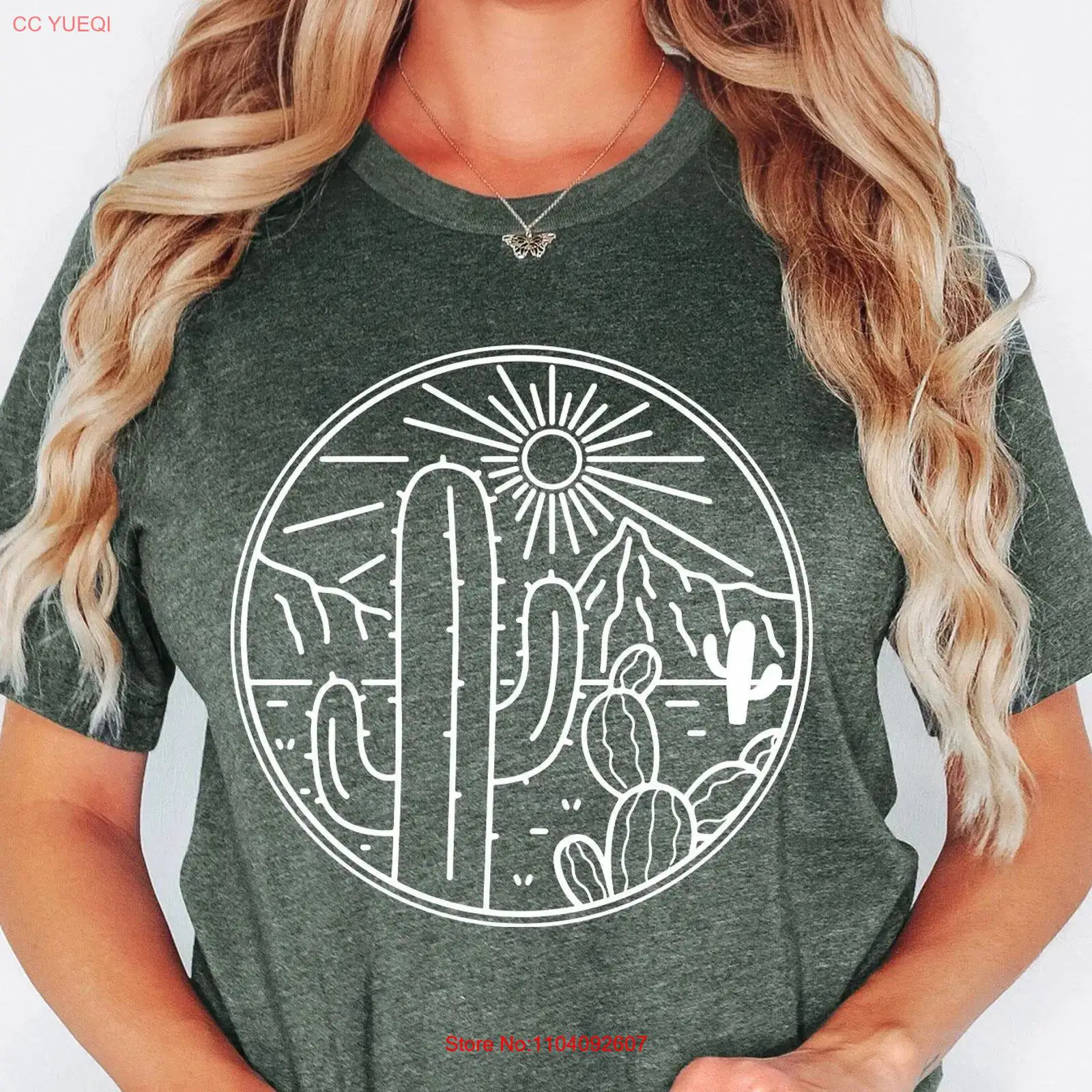 Camiseta Feminina Deserto com  - Women'S Fashion Wild West avaliação e preço