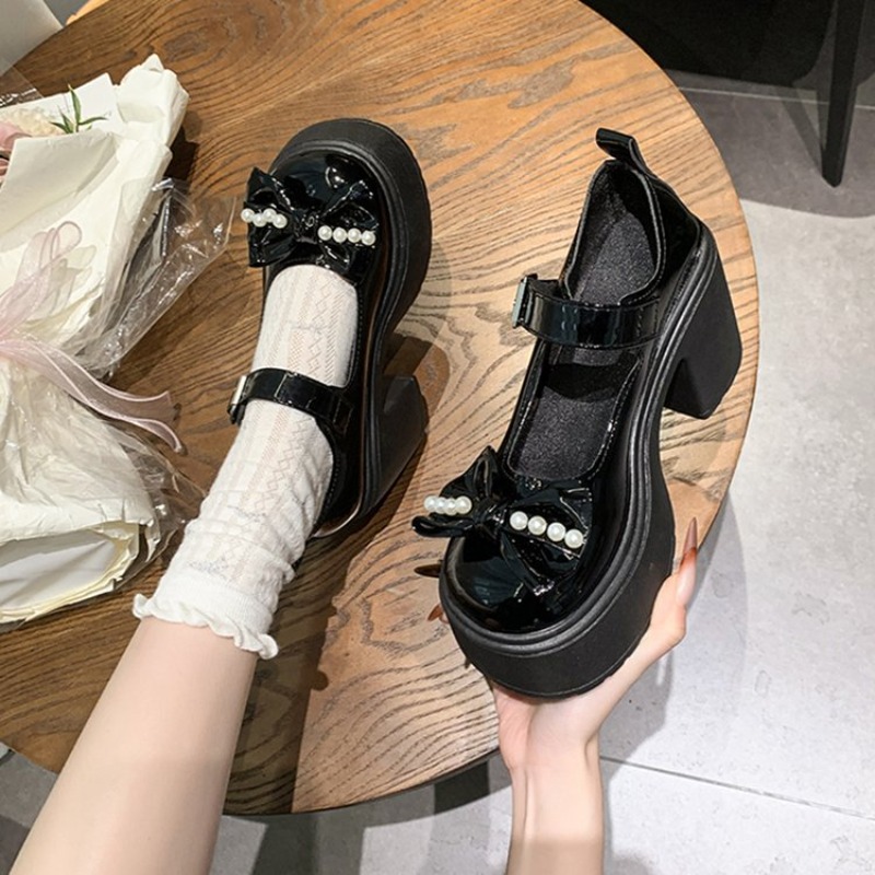 Sapatos Lolita 2026 Pretos com - Women'S Fashion Footwear avaliação e preço
