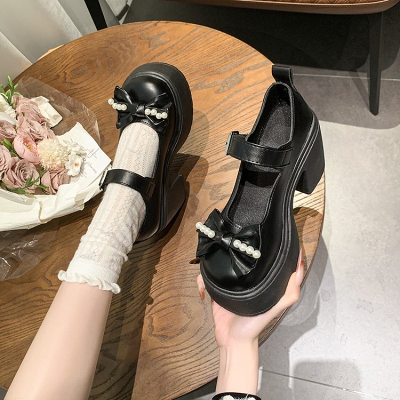 Sapatos Lolita 2026 Pretos com - Women'S Fashion Footwear avaliação e preço