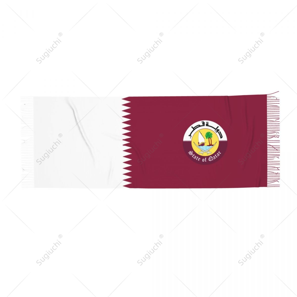 Cachecol com bandeira emblema  - Women Fashion Qatar avaliação e preço