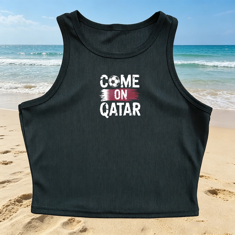 Vamos Qatar 2026! Top Cropped  - Women Fashion Qatar avaliação e preço