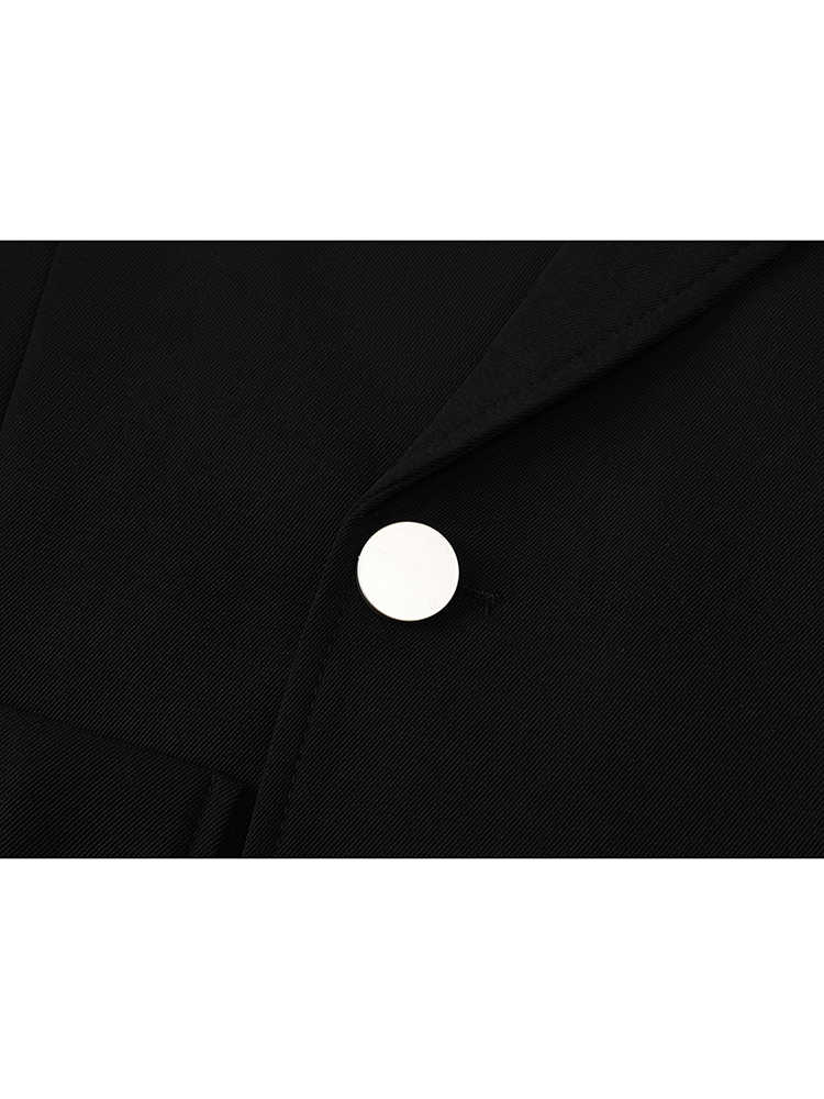 Feminino preto gótico emo outo - Blazer Women Oversized avaliação e preço