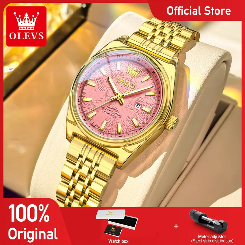 Olevs novo 3703 relógios mulhe - Fashion Women Watch avaliação e preço