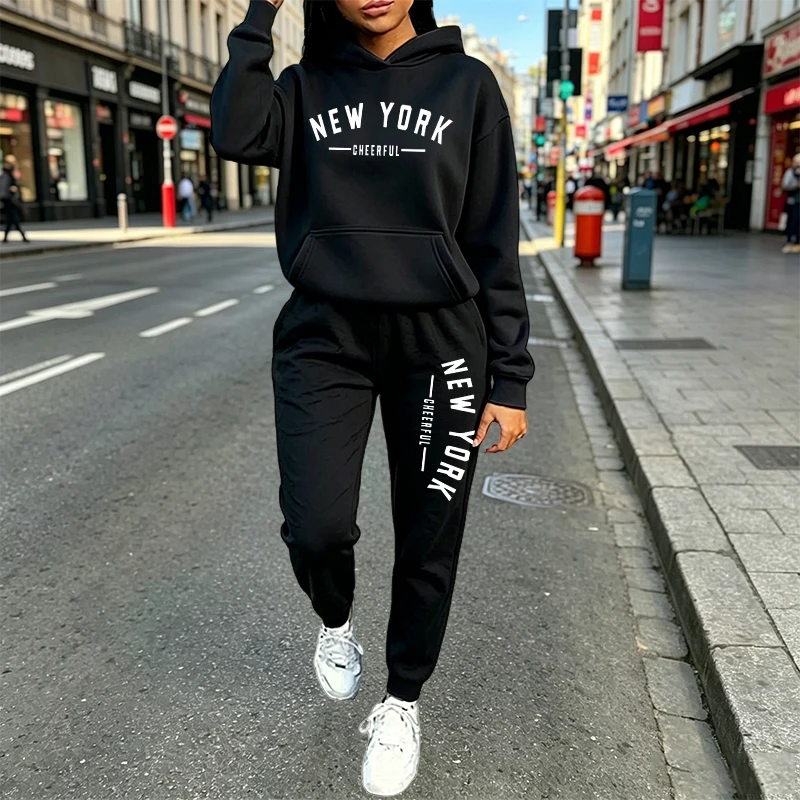 Nova Moda 2026: Conjunto Femin - Women'S Fashion Hoodies avaliação e preço